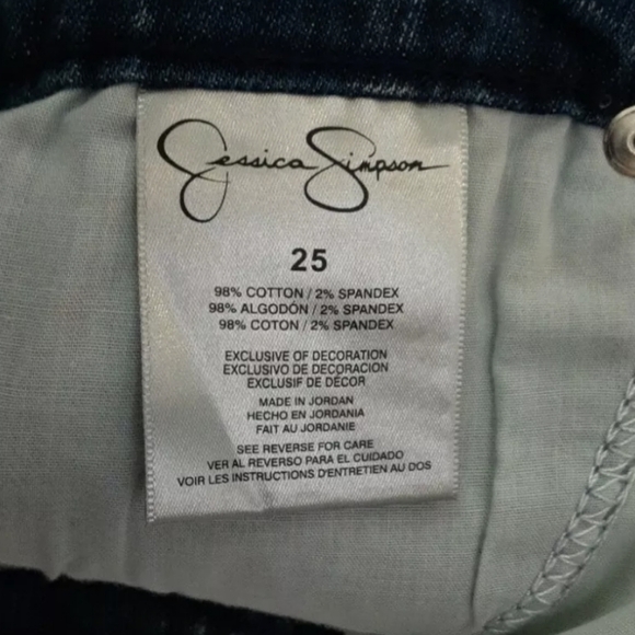 🪻BOGO🪻 Jessica Simpson Myra Fray Jean Distressed‎ Cut-Off Shorts - Picture 10 of 12